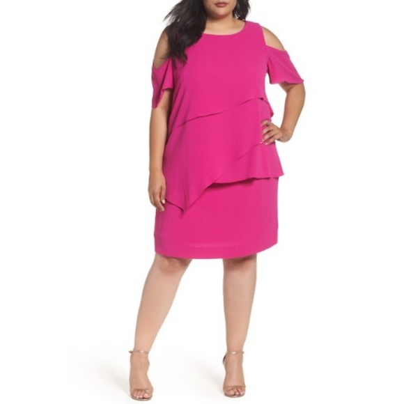 Tahari Dresses & Skirts - Tahari Arthur S. Levine | Cold Shoulder Dress